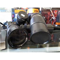 Pentax camera & 4 zoom lenses