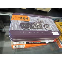 3 Sets of playing cards in collector tins