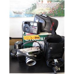 4 Cameras - Pentax, Petri, etc, etc