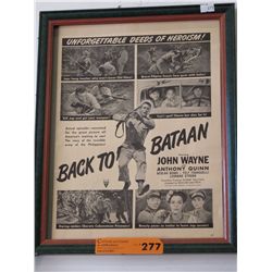 John Wayne - Back to Battan lobby card