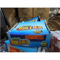 6 Cases of Fruit Rollies candy tape