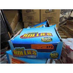6 Cases of Fruit Rollies candy tape