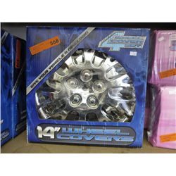14" Wheel cover set, in box