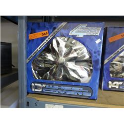 13" Wheel cover set, in box