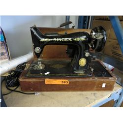 Vintage portable Singer sewing machine