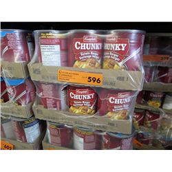 Case of Campbell's Chunky Sirloin Burger soup