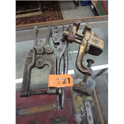 Vintage cast metal tools