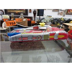 Vintage tin battery operated car