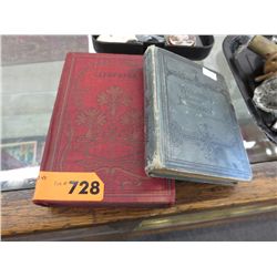 2 Vintage hardcover books