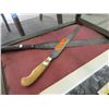 Image 1 : 2 Vintage baker's tools - knife & spatula