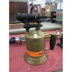 Vintage brass blow torch