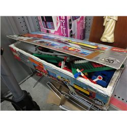 Legos, open box.