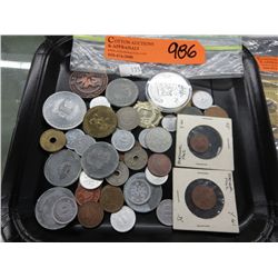 Approx 25 assorted coins - assorted countries