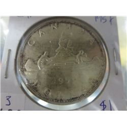 1957 CDN silver dollar .800 silver