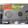 Image 1 : 1957 CDN silver 50 cent pc & nickel