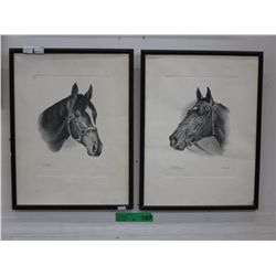 2 Engraving of 1960's Kentucky Derby Winners