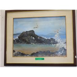 Signed Original paint on board - Untitled