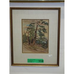 1942 Watercolour by G.J. Birkett