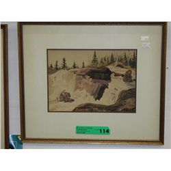1942 Watercolour by G.J. Birkett