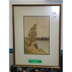1942 Watercolour by G.J. Birkett