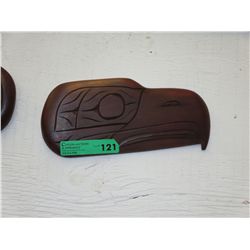 First Nations carved wall plaque "Eagle"