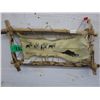 Image 1 : Inuit hide painting signed 1983