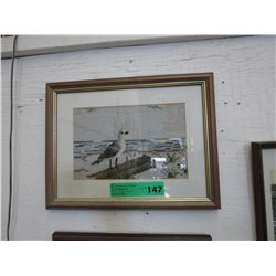 Needle point picture of a Sea Gull