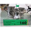 Image 1 : 3 Vintage mini pewter tankards