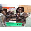 Image 1 : Boy Reading - Bronze Statue