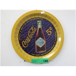 Coca Cola tin advertising tray - 12"