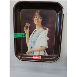 Coca Cola tin tray