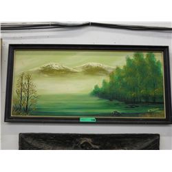 Original signed paint on board - Untitled