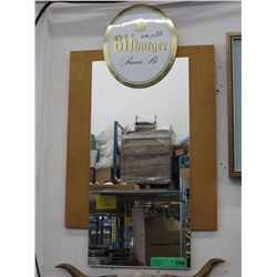 Bitburger beer advertising mirror