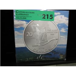 2014 Canada silver $20.00 coin