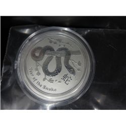 2013 Year of the Snake Australian 50 cent coin