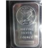 Image 1 : Eagle & Sun design Silver Bar