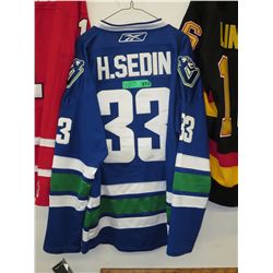 Canucks "H.Sedin" hockey jersey