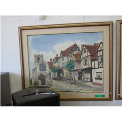 Signed original paint on board by Thomas Dale