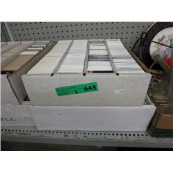 2 Cases of basketball trading cards