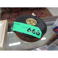 Vintage surveyor's cloth tape measure
