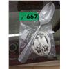 Image 1 : Spoon with swastika emblem & eagle brooch pin
