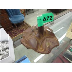 Vintage cast coat hook