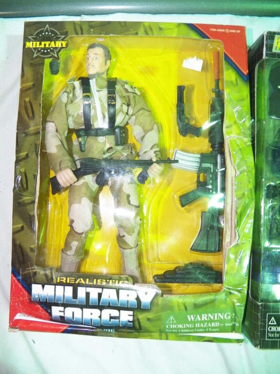 2Action Figures Realistic Military Force Play Figure & S.W.A.T. Power