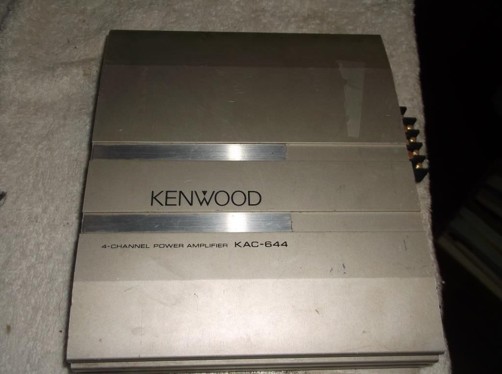 Kenwood Amplifier Kenwood 4 Channel power amplifier kac 644