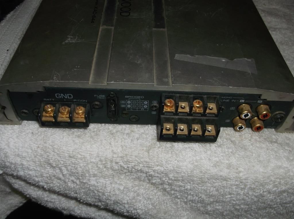 Kenwood Amplifier Kenwood 4 Channel power amplifier kac 644