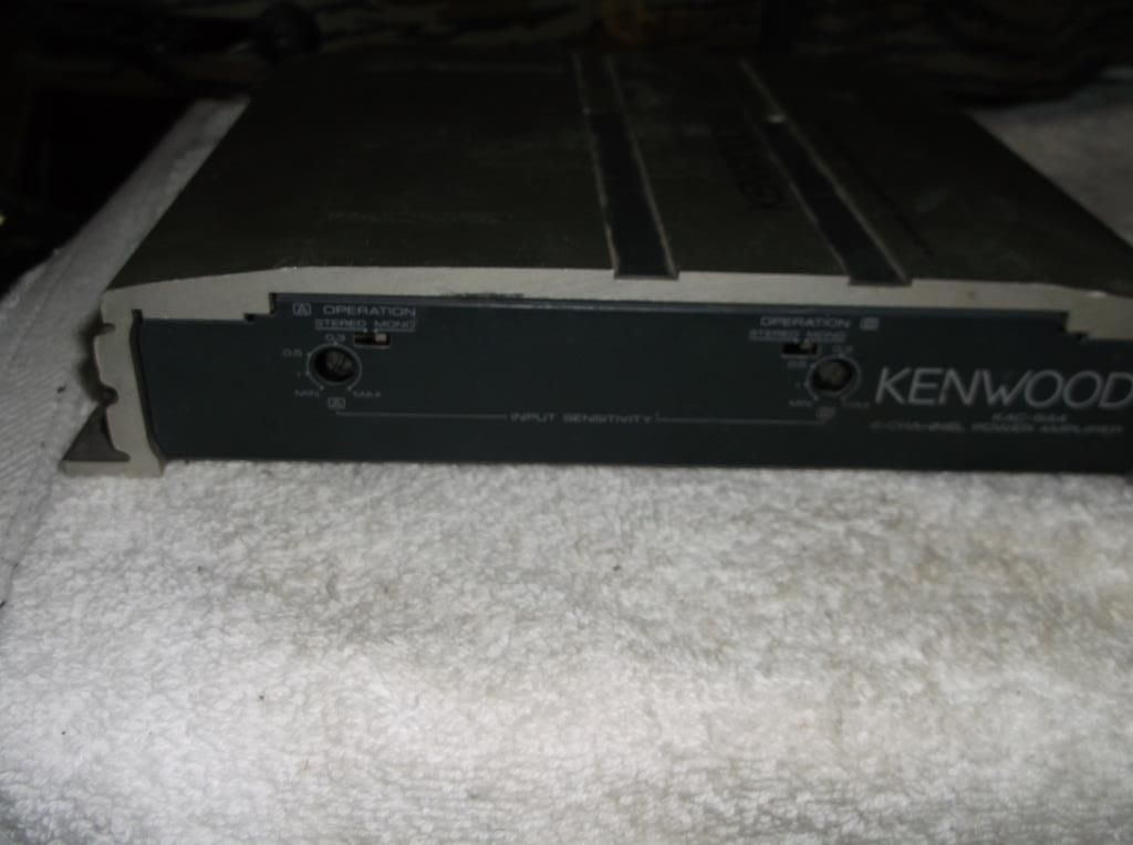 Kenwood Amplifier Kenwood 4 Channel power amplifier kac 644