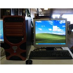 Acer Veriton M264 Tower has monitor, keyboard & mouse.  2.00 GHZ, 1.75 GB Ram Windows XP Service Pac