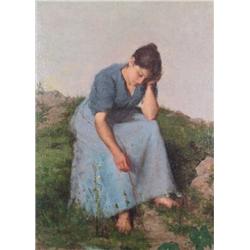 Jules Breton (1827-1906) French...