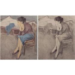 Raphael Soyer (1899-1987) American...