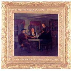 Christian (Jens C) Thorrestrup (1823-1892) Danish...